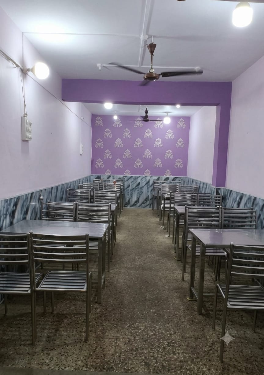 The dining space
